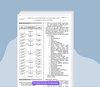 Service Transition Planning and Support Process Template - IT - QMS.COM